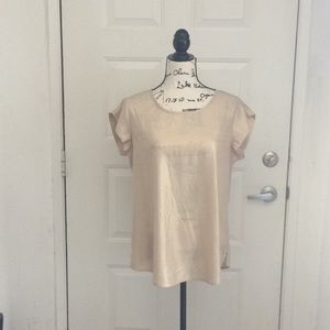 Final Price Cream color blouse shimmering size